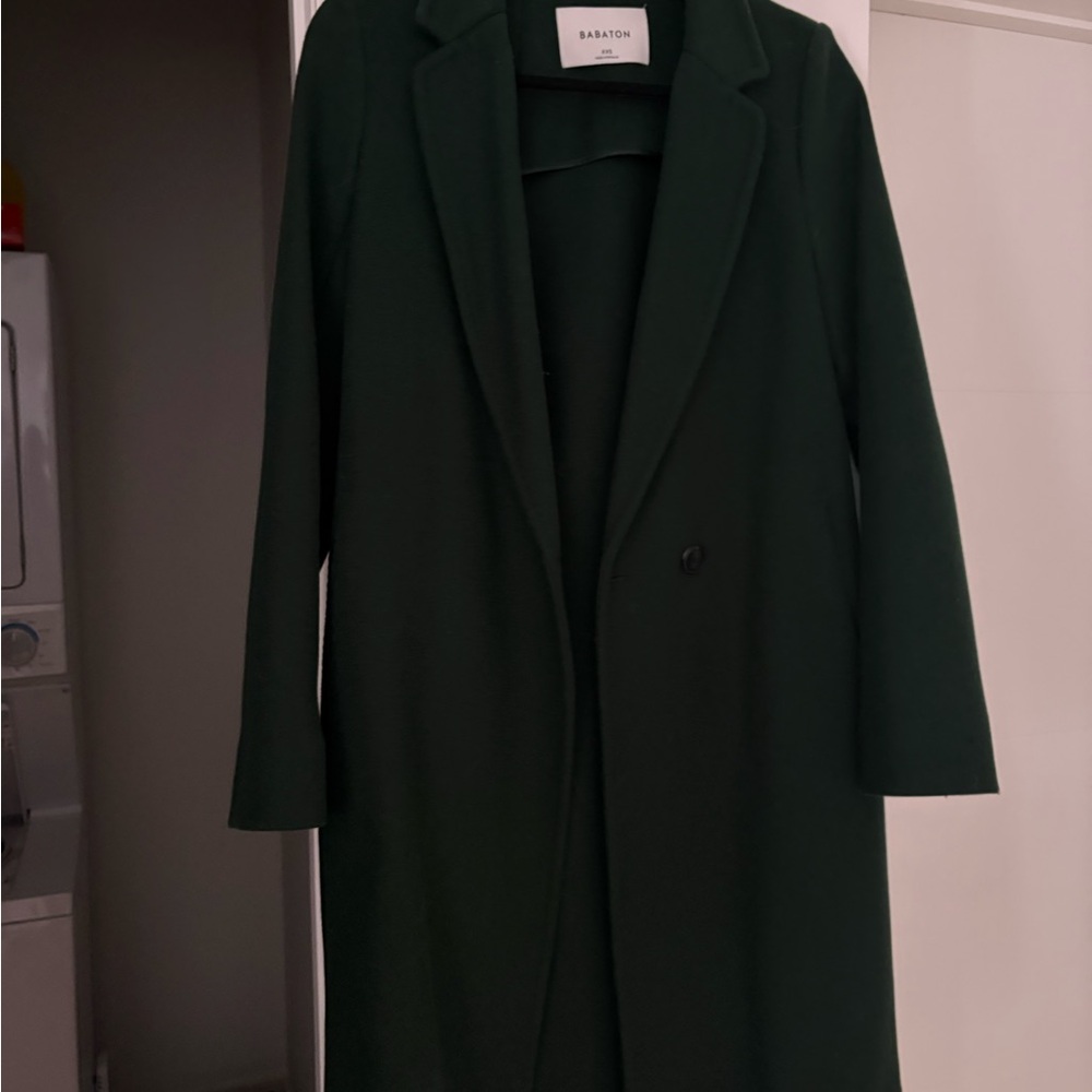 Babaton Dark Green Trench Coat